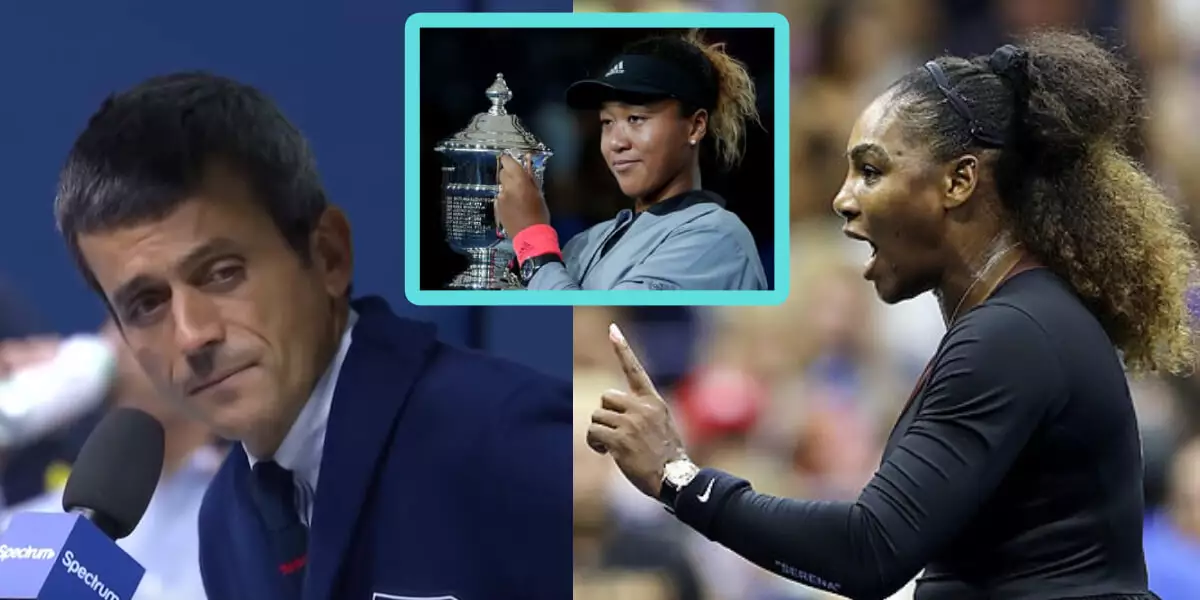 Finále dvojhry na US Open medzi Naomi Osakovou a Serenou Williamsovou konflikt