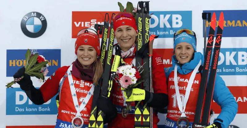 Slovenský biatlon úspech Kuzminovej a Fialkovej