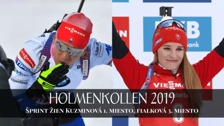 Slovenské biatlonistky ovládli Holmenkollen. Kuzminová prvá, Fialková tretia