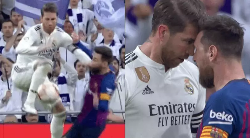 Ramos zákerne fauloval Messiho