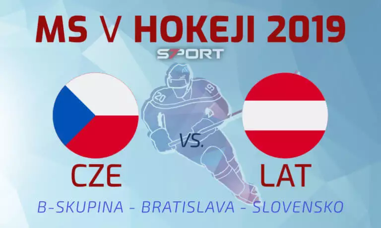 MS v hokeji 2019: Česko – Lotyšsko LIVE PRENOS