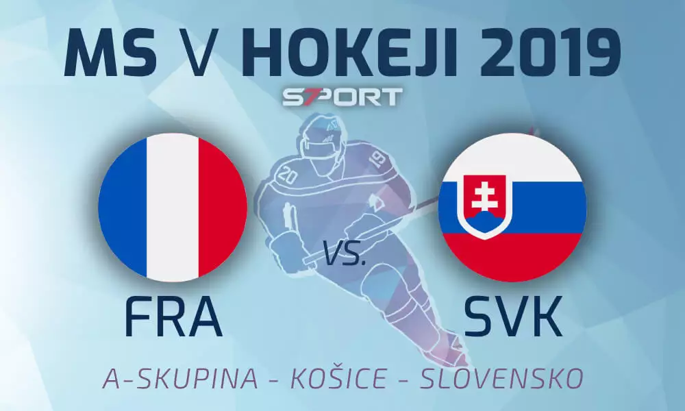 Francúzsko - Slovensko LIVE z MS v hokeji 2019