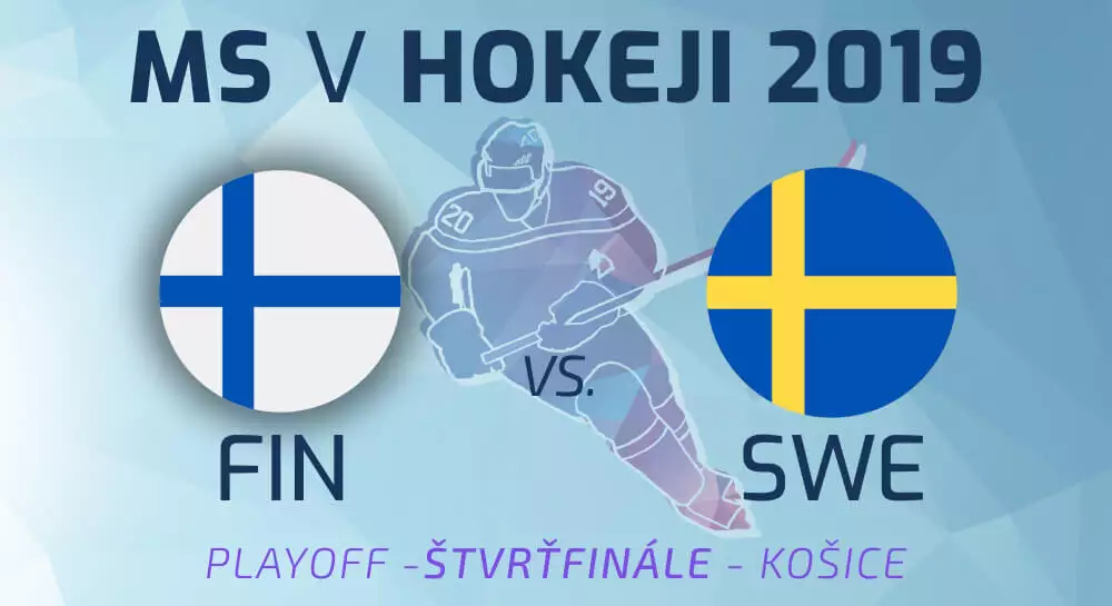 Štvrťfinále MS v hokeji 2019: Fínsko – Švédsko LIVE