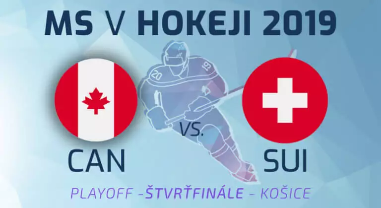 Štvrťfinále MS v hokeji 2019: Kanada – Švajčiarsko LIVE