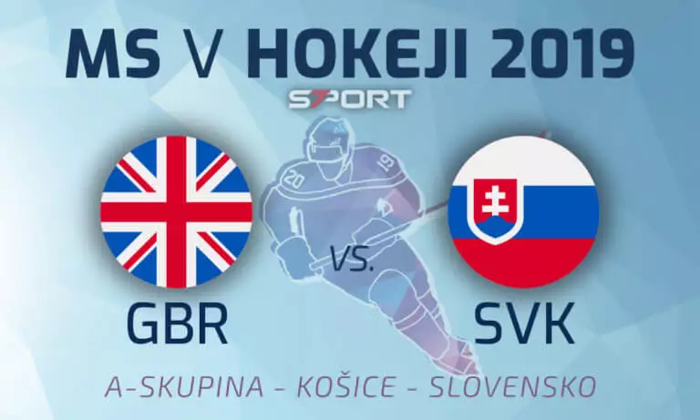 Velká Británia - Slovensko LIVE z MS v hokeji 2019