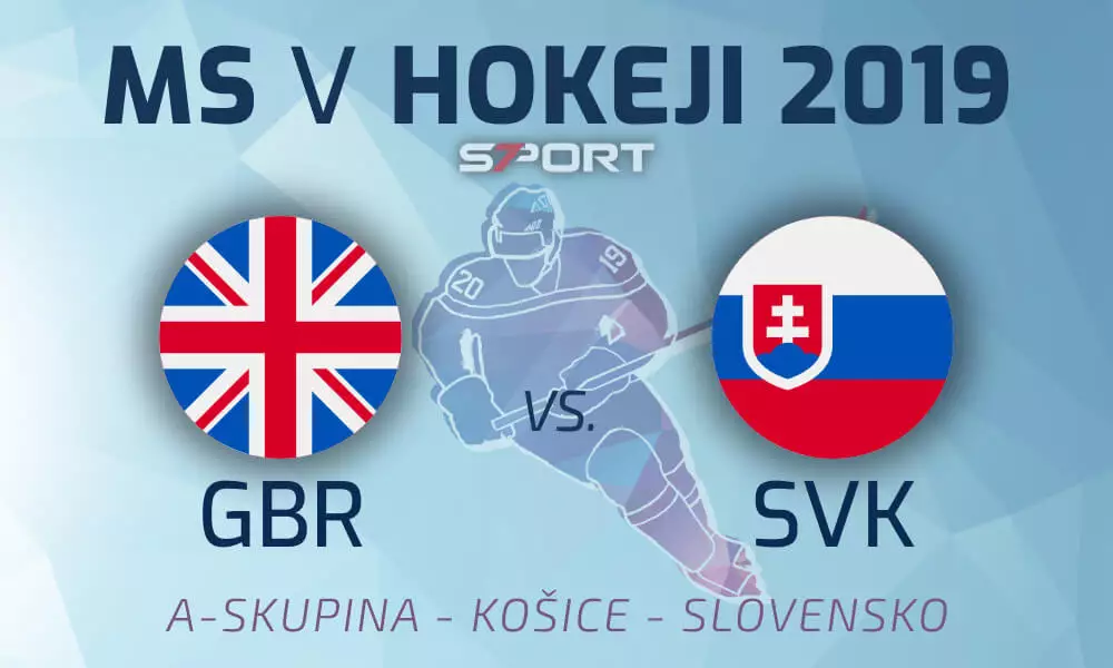 Velká Británia - Slovensko LIVE z MS v hokeji 2019