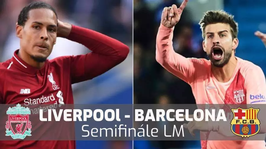 Semifinále Ligy majstrov: Liverpool – Barcelona LIVE PRENOS