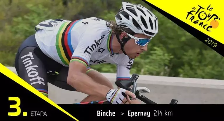 3. etapa Tour de France online - Sledujte Petra Sagana naživo