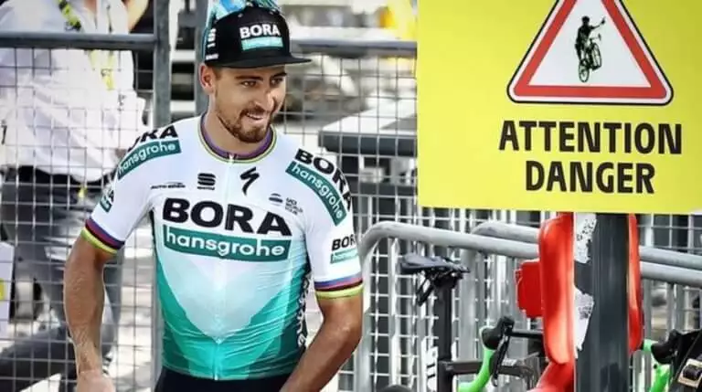 Peter Sagan na zadnom kolese