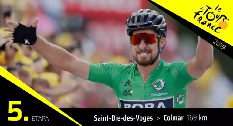 5. etapa Tour de France online - Sledujte Petra Sagana naživo