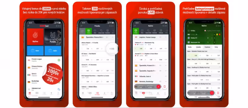 Doxxbet mobilná aplikácia na tipovanie
