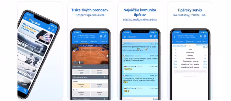 Tipsport mobilná aplikácia na tipovanie