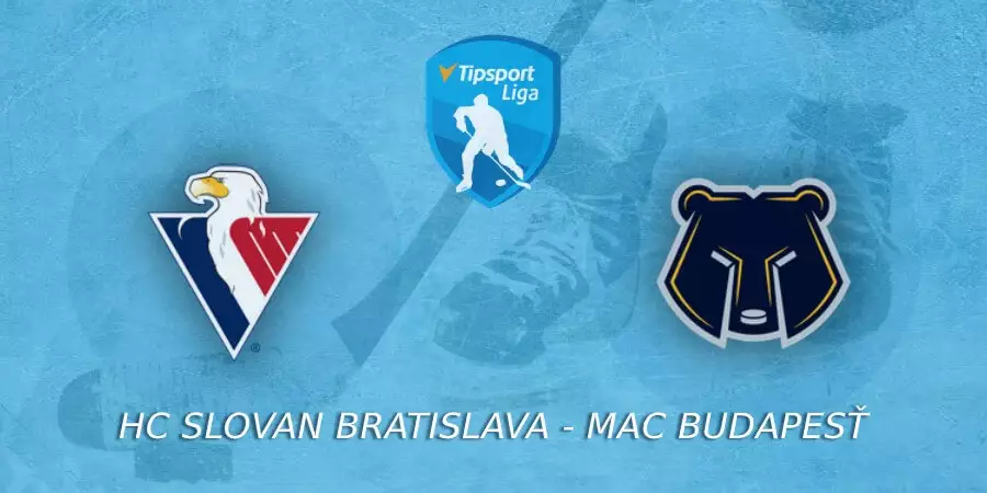 Tipsport liga: HC Slovan Bratislava – MAC Budapešť NAŽIVO
