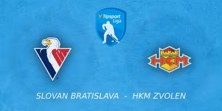 Tipsport liga: HC Slovan Bratislava – HKM Zvolen ONLINE!