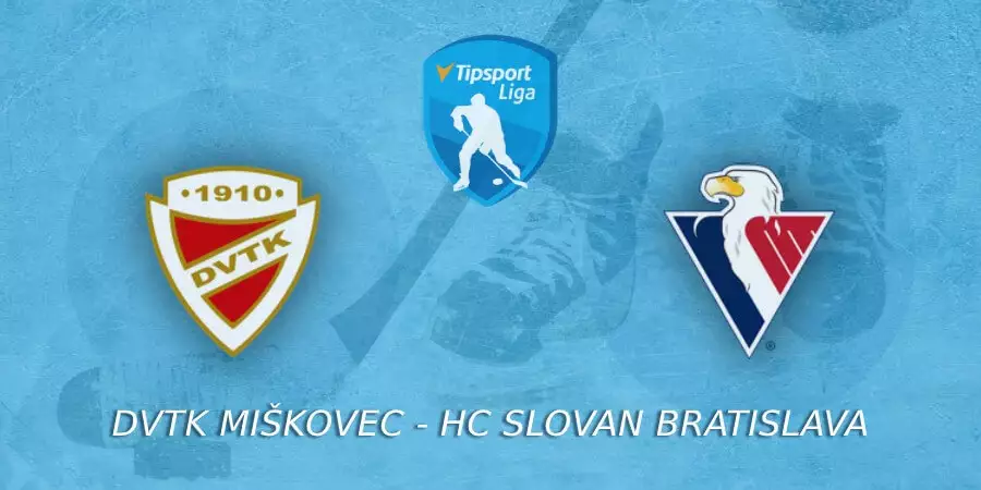 Tipsport liga: DVTK Miškovec – HC Slovan Bratislava ONLINE PRENOS