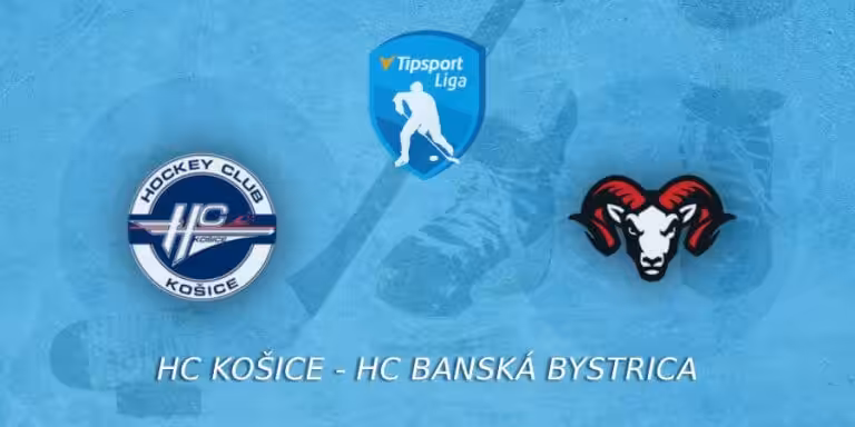 Tipsport Liga: Šláger kola HC Košice – HC Banská Bystrica NAŽIVO
