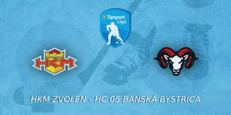 Tipsport liga: HKM Zvolen – HC 05 Banská Bystrica ONLINE