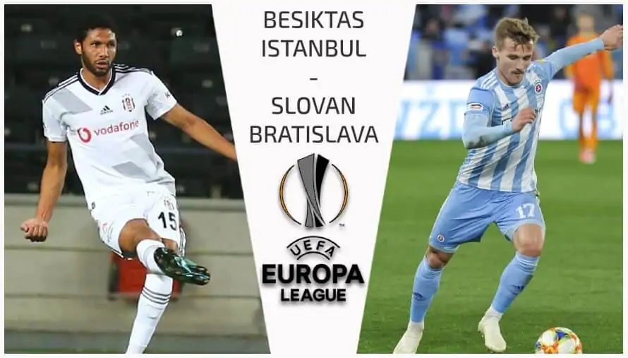 Európska liga: Besiktas Istanbul – ŠK Slovan Bratislava Online