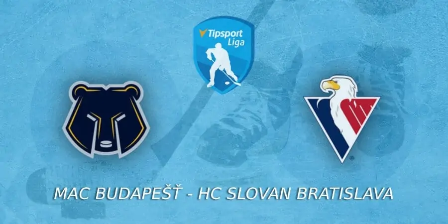 Tipsport Liga: MAC Budapešť – HC Slovan Bratislava ONLINE