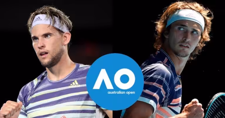 Semifinále Australian Open 2020: Dominic Thiem - Alexander Zverev video