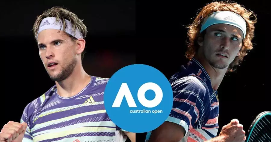 Semifinále Australian Open 2020: Dominic Thiem - Alexander Zverev video
