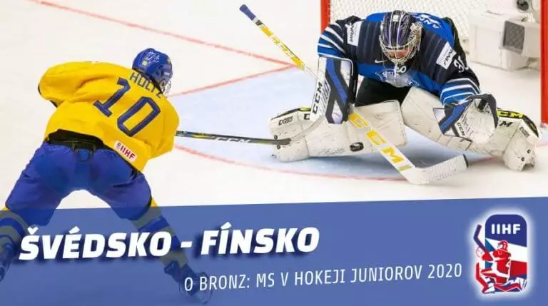 MS v hokeji juniorov 2020: Švédsko U20 – Fínsko U20