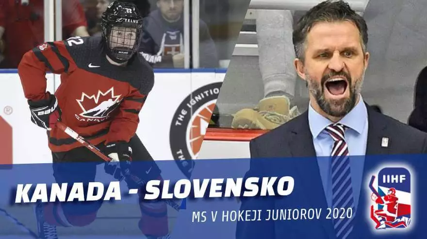 MS v hokeji juniorov 2020: Štvrťfinále Kanada U20 – Slovensko U20 ONLINE