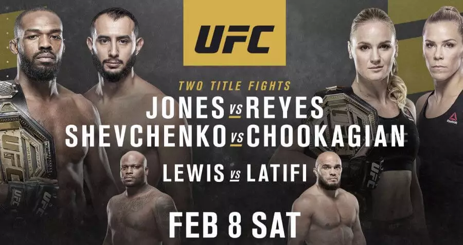 UFC 247: Jones vs Reyes - program a výsledky