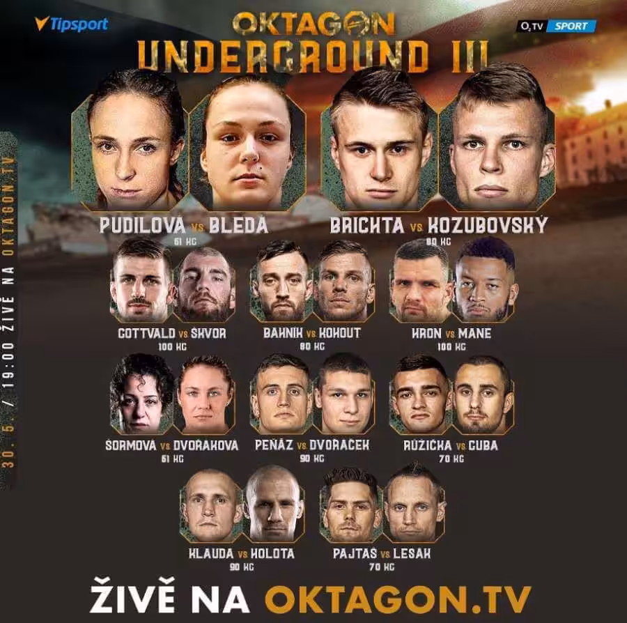 Oktagon Underground 3 Fight Card