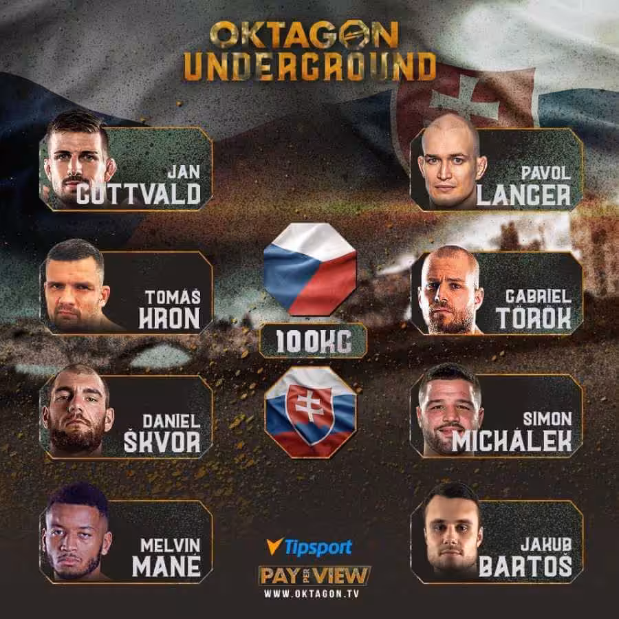 Oktagon Pyramída mužov do 100 kg