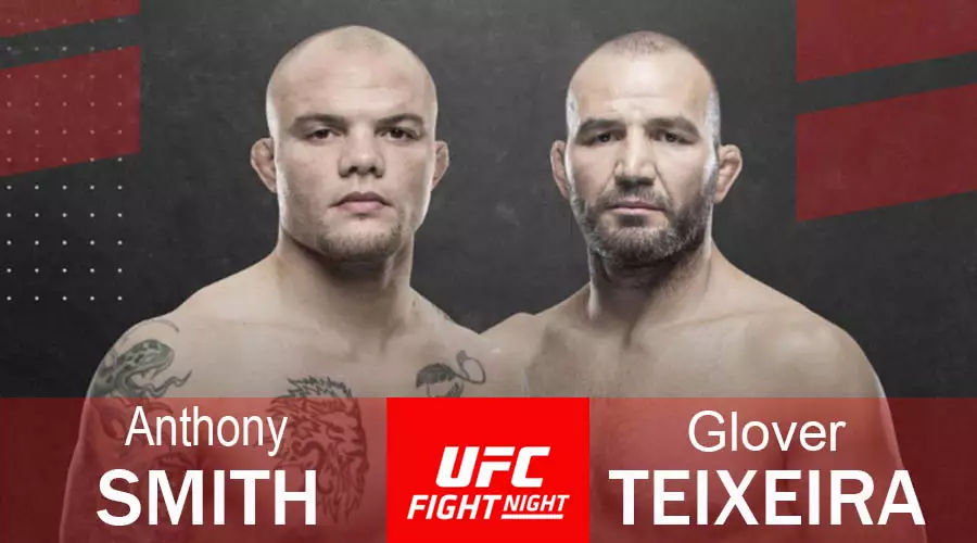 UFC Fight Night 171: Smith vs. Teixeira - program, zápasnícka karta