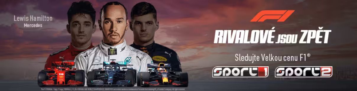 Formula 1 Naživo prenos na Sport 1 a Sport 2.