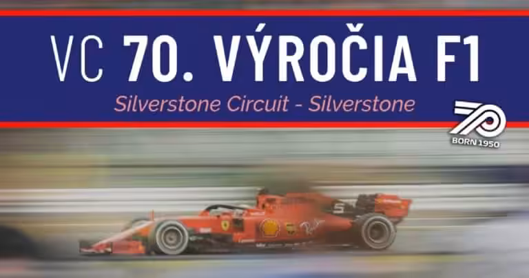 Veľká cena 70. výročia F1 / Silverstone - program, kvalifikácia, výsledky, online