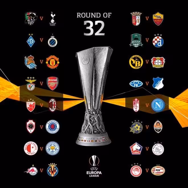 Program a výsledky šestnásťfinále Play-off Európska liga 2020/21