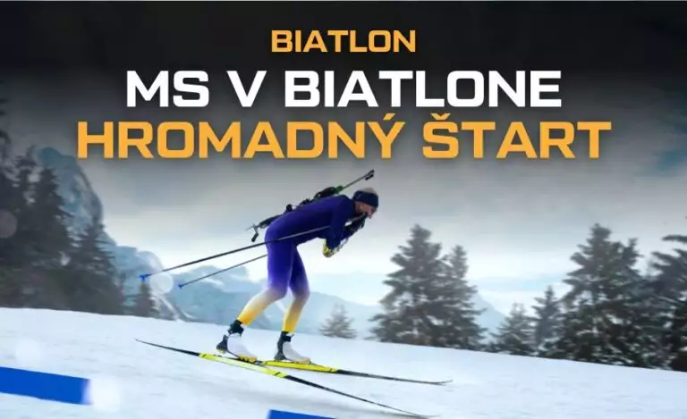 MS v biatlone hromadný štart program a výsledky, live stream