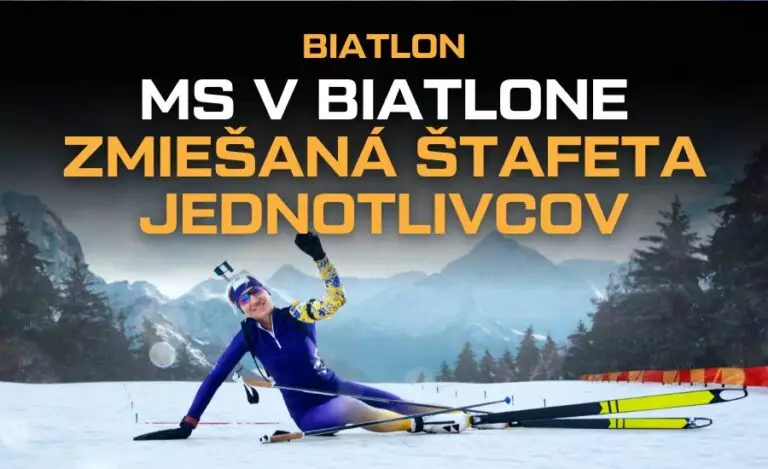 MS v biatlone zmiešaná štafeta jednotlivcov program a výsledky, live stream