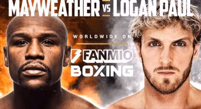 Program exhibičného zápasu Mayweather vs Logan Paul