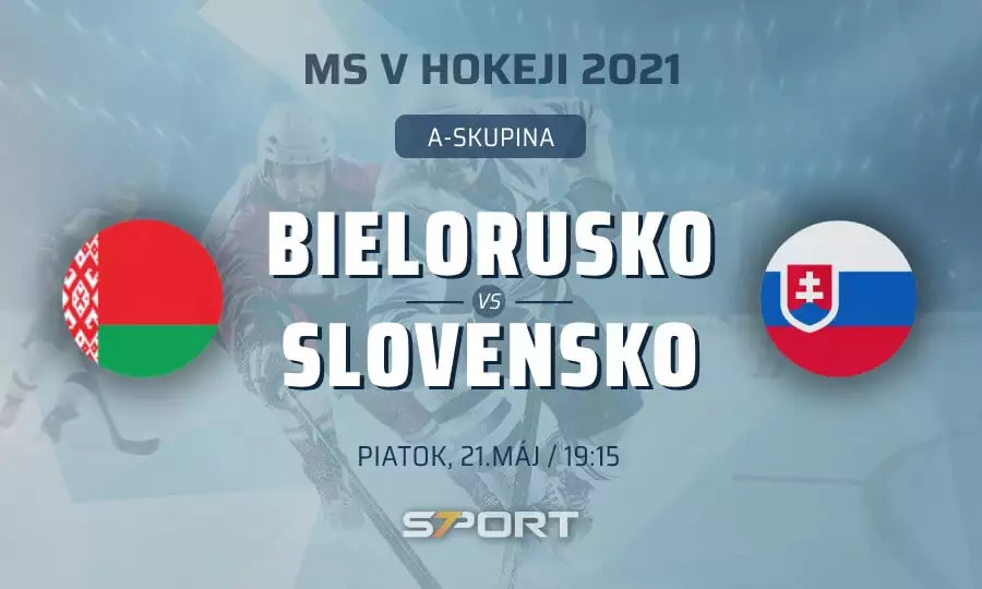 MS v hokeji 2021: Bielorusko - Slovensko naživo