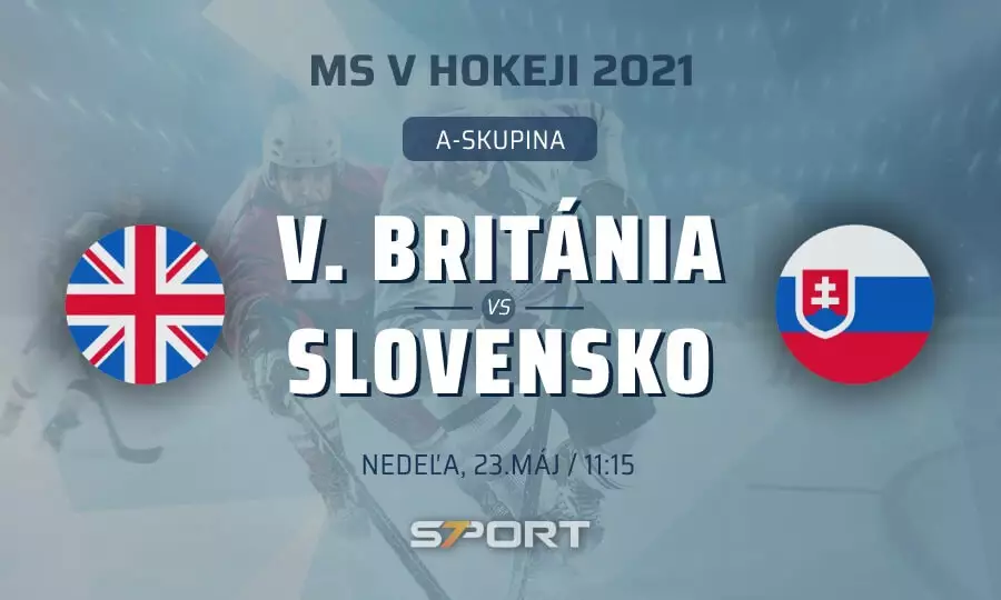 MS v hokeji 2021: Veľká Británia - Slovensko naživo
