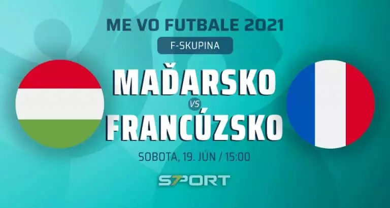 ME vo futbale 2021 Maďarsko - Francúzsko naživo