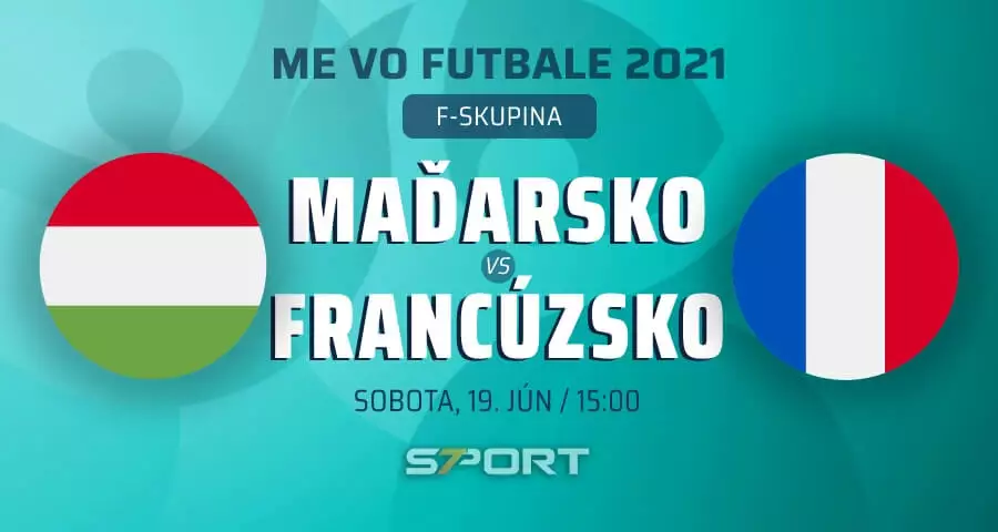 ME vo futbale 2021 Maďarsko - Francúzsko naživo