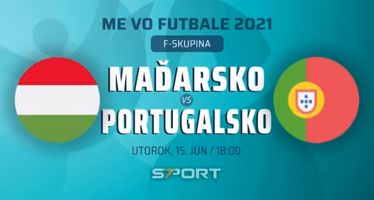 ME vo futbale 2021 Maďarsko - Portugalsko naživo