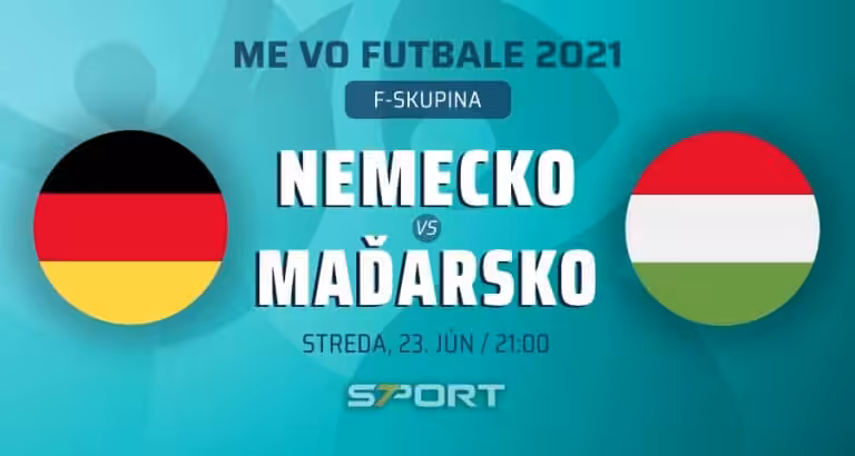ME vo futbale 2021 Nemecko - Maďarsko naživo