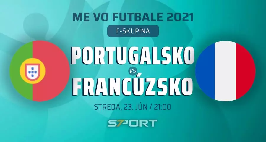 ME vo futbale 2021 Portugalsko - Francúzsko naživo
