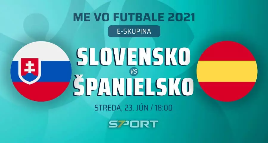 ME vo futbale 2021 Slovensko - Španielsko naživo