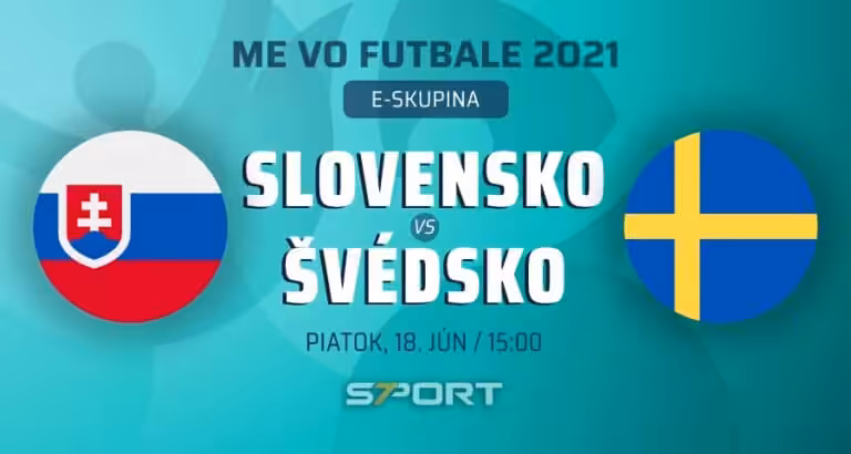 ME vo futbale 2021 Slovensko - Švédsko naživo