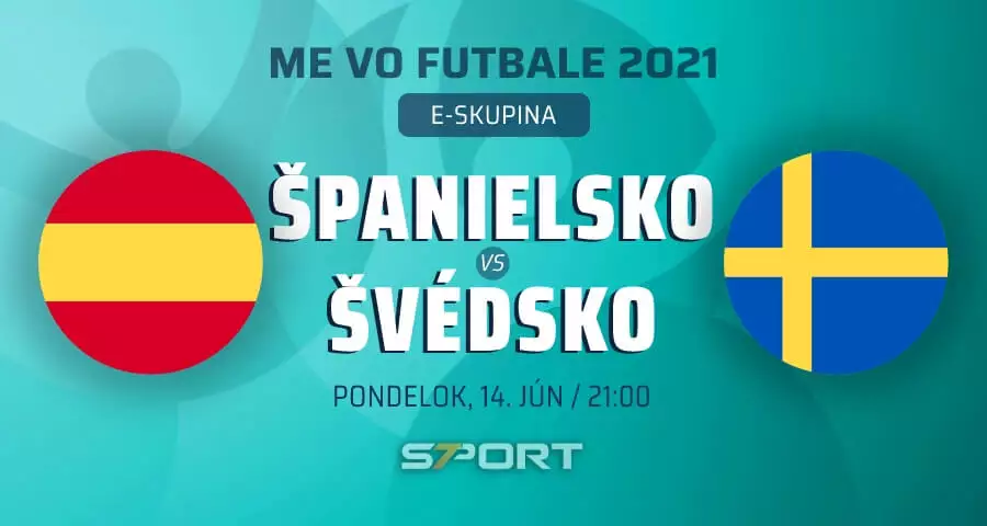 ME vo futbale 2021 Španielsko - Švédsko naživo