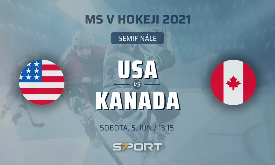 Semifinále MS v hokeji 2021: USA - Kanada naživo