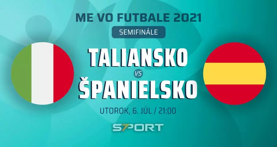 ME vo futbale 2021 Taliansko - Španielsko naživo