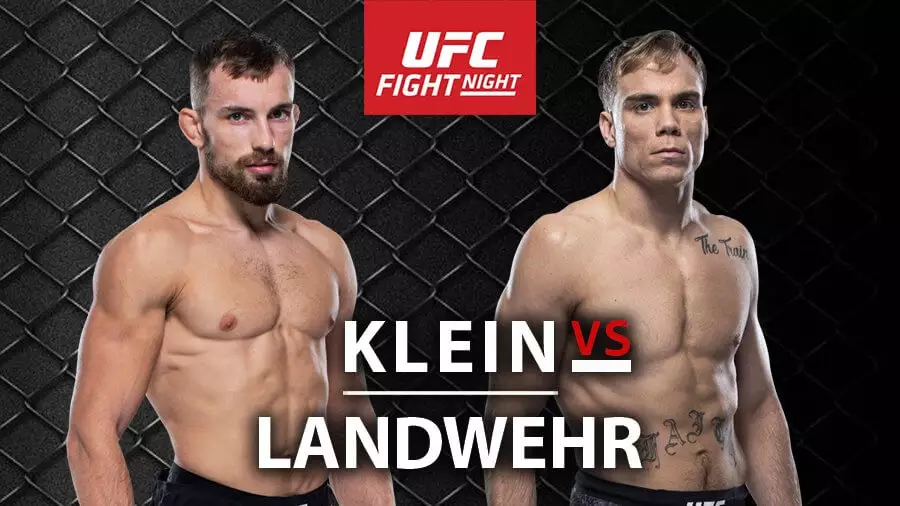 Klein vs Landwehr UFC zápas - program, fight card, informácie, livestream